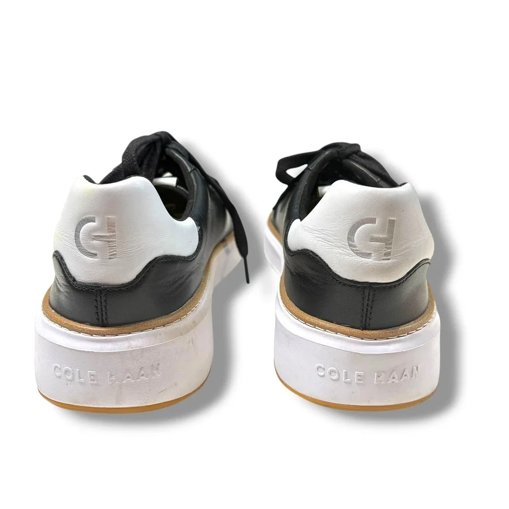 Cole Haan Grand Crosscourt Daily‎ Sneaker 10M Black Leather C34225 Low Top Mens